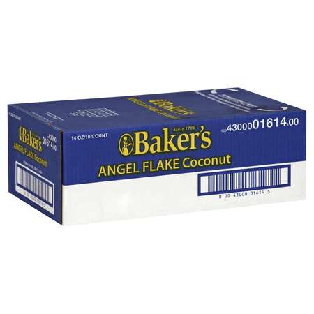 Bakers Baker's Coconut Display 14 oz., PK10 00043000016145